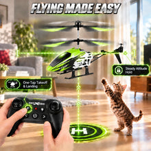 Load image into Gallery viewer, WANJUBOBO Remote Control Helicopter, RC Helicopter for Kids &amp; Adults, Green
