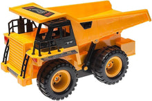Load image into Gallery viewer, Remote Control Dump Truck - 5-Channel Electric Radio Control Construction Vehicles - Realistic Toy with Lights and Sounds
