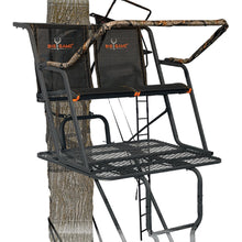 Load image into Gallery viewer, BIG GAME Spector XT 2-Person Ladder Whitetail Deer Elk Mule Above Hunting Outdoors Flex-Tek Seats 17' Tall Tree Stand
