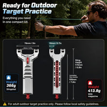 Load image into Gallery viewer, Magnetic Slingshot with Magazine for Adults (2magfed)
