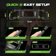 Load image into Gallery viewer, Vlangs Twister Arm Trainer for Men, Adjustable Chest Workout Equipmentwith LED Timer-Green
