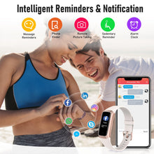Load image into Gallery viewer, Zeacool Fitness Tracker with 24/7 Heart Rate, Blood Oxygen Blood Pressure Sleep Monitor
