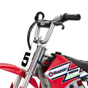 MX350 Kid & Teen Dirt Rocket Ride On High-Torque Electric Motocross Motorcycle Dirt Bike, Speeds up to 14 MPH, Red (2 Pack)