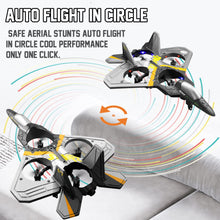 Load image into Gallery viewer, 4CH RC Plane - Remote Control Plane for Kids and Adults - RC Fighter Jet 4 Channel, Extra 2 Rechargeable Battery LED Airplane Fighter
