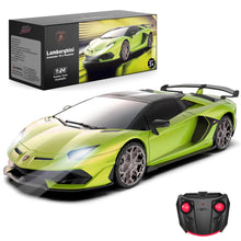 Load image into Gallery viewer, Lamborghini Remote Control Car, 1:24 Scale Electric Sport Racing Hobby Toy Car Lamborghini Model Vehicle, Green
