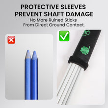 Load image into Gallery viewer, FINGER TEN Golf Alignment Sticks 43 Inch 5 Pack with Stick Cover (5 White)
