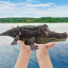 Load image into Gallery viewer, Remote Control Crocodile Toys, RC Shark Pool Toys for Kids Ages 4-8, 2.4GHz Remote Control Alligator Water Toys
