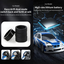 Load image into Gallery viewer, RC Electric Mini Racing Drift Car Model 1:43 Scale 2.4G Full Scale Linkage Light Set Max Speed 15km/h Indoor Mini RC Toys
