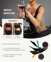 Load image into Gallery viewer, FeelinGirl Workout Waist Trainer Underbust Workout Cincher Hourglass Corset Body Shaper for Women Leopard L
