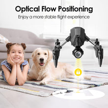 Load image into Gallery viewer, Mini Drone for Beginners Adults Small RC Drone HD FPV Quadcopter with Optical Flow Positioning, 3 Batteries, 3D Flip, One Key Start
