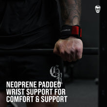 Load image into Gallery viewer, Gymreapers Weight Lifting Grips (Pair) (Red, Large)
