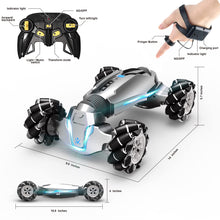 Load image into Gallery viewer, 1:10 Scale Gesture Sensing Rc Stunt Car, 4WD Remote Control Hand Controlled Transform , Double Sided Vehicle 360° Spins
