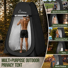 Load image into Gallery viewer, WolfWise Pop Up Shower Tent for Camping Essentials, Compact &amp; Lightweight

