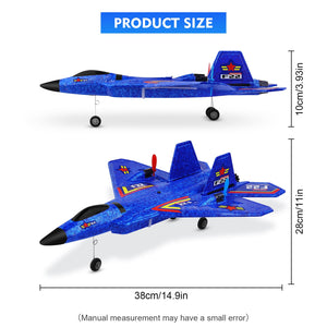 F22 RC Plane, Remote Control Airplane, 2.4Ghz Ultra Long Endurance Raptor RC Fighter Jet Toy Airplanes for Kids Beginners Boys Girls