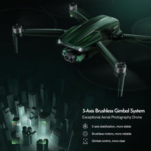Load image into Gallery viewer, 6K Drone with Camera for Adults, 4K/30fps Video, 3-Axis Brushless Gimbal, 70mins Flight Time with 2 Batteries, 10000ft Long Range, FAA compliance
