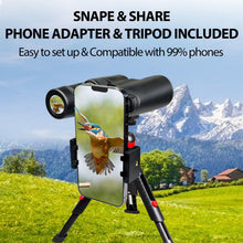 Load image into Gallery viewer, Gosky 8x42 Binoculars for Adults High Powered with Phone Adapter and Tripod
