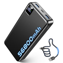 Load image into Gallery viewer, Portable Charger 56800mAh, 22.5W Fast Charging Power Bank with LED Display
