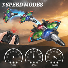 Load image into Gallery viewer, Tubokoro Foam Remote Control Airplanes with 3 Batteries, Stunt Roll, Airplane Toy Gifts
