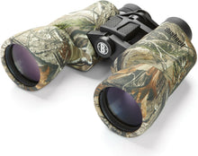 Load image into Gallery viewer, Bushnell PowerView 10x50 Porro Prism Instafocus Binoculars Realtree AP Camo
