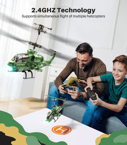 Remote Control Helicopter, Military RC Helicopters with Cool Appearance Design, Upgraded Protection Function, Altitude Hold