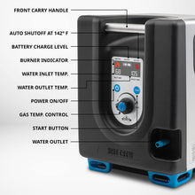 Load image into Gallery viewer, Hike Crew Propane Water Heater &amp; Shower Pump, Built-In Battery, Carry Case
