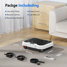 Load image into Gallery viewer, Trekora Vibration Plate Exercise Machine, Vibrating Fitness Platform for Lymphatic Drainage, Full Body Shaker Workout Equipment, Vibrate Fitness Platform for Home Women Men Exercise Gym (White)
