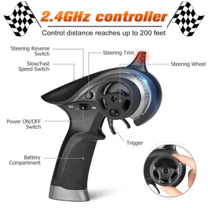 RC Cars, 1:18 Remote Control Car For Adults, 4wd High-Speed Hobby RC Truck 36km/h Fast RC Drift Car Waterproof Off-Road Electric RC