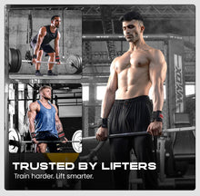 Load image into Gallery viewer, WYOX Weight Lifting Hooks for Deadlift, Pull Ups &amp; Rows – Black
