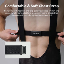 Load image into Gallery viewer, CYCPLUS Heart Rate Monitor Chest Strap H2Pro, Bluetooth ANT+ Heart Rate Monitor Chest Sensor -Black
