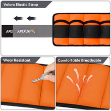 Load image into Gallery viewer, APEXUP Adjustable Ankle Weights for Women and Men  (2-10 lbs, Orange)
