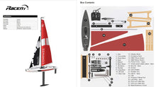 Load image into Gallery viewer, 53&quot; Remote Control Boat Wind Power 2.4G Unpowered Assembled Electric RC Sailing Boat for Hobby Boys Adults (S)
