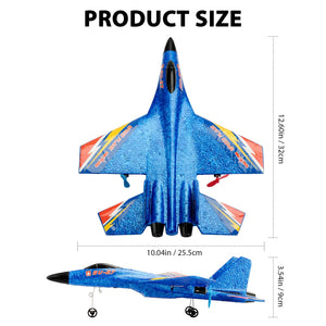 RC Plane Remote Control Glider Airplanes 2.4 GHZ 2 Channels, Easy to Fly RC Fighter, Remote Control Aircraft