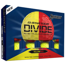 Load image into Gallery viewer, Srixon Q-Star Tour 6 Divide Golf Balls, Yellow/Red
