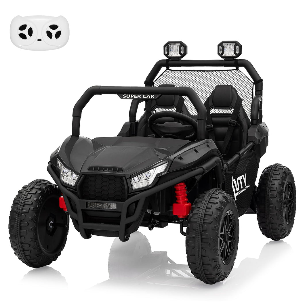 24V 2 Seater UTV Ride on Toys for Kids 3-8, Remote Control Car with 17