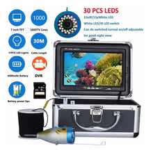 Load image into Gallery viewer, 15M 30M 50M 7in 30LED Waterproof Underwater Fishing Camera System
