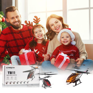 Remote Control Helicopter for Kids with 30-Minute Flight Time, LED Light Effects, Altitude Hold, One-Key Takeoff/Landing