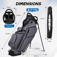 Load image into Gallery viewer, XDriveMax Lightweight Golf Stand Bag Series,Gray with Cooler
