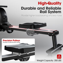 Load image into Gallery viewer, Wenoker Rowing Machine for Home - Wood grain-App
