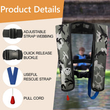 Load image into Gallery viewer, VOGUCCLO | Manual Inflatable Life Jacket for Adults| Supports up to 330 lbs
