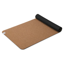 Load image into Gallery viewer, Gaiam Cork Yoga Exercise Mat | Natural Sustainable Cork Resists Sweat and Odors | Non-Slip TPE Backing Prevents Slipping| Great for Hot Yoga, Pilates, Fitness Working Out (68" x 24"x 5mm Thick)
