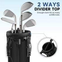 Load image into Gallery viewer, Findway Golf Stand Bag, Small Golf Bag for The Driving Range, Par 3 and Executive Courses, Lightweight Golf Club Carry Bag with Ball Holder and Pockets for Men Women
