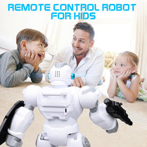 Robot Toys for Kids, Programmable Remote Control Robot with Intelligent Gesture Sensing, Recharge (White)