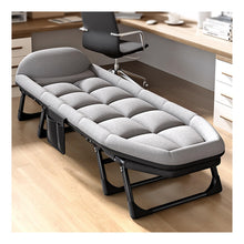 Load image into Gallery viewer, Camping Cot - Heavy Duty Portable Folding Bed with Cushion &amp; Pillow for Comfortable Sleep, Perfect for Outdoor Recreation and Camping Adventures
