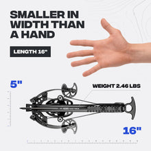 Load image into Gallery viewer, BALLISTA BAT Compound Mini Crossbow with Red Dot Sight, 300 FPS, 130 lb

