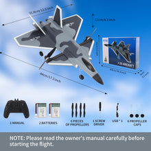 Load image into Gallery viewer, RC Plane 3 Channel Brushless Foam Glider, 40 kmh Remote Control Plane - Fly Vertically, Inverted &amp; Tumble, Large RC Airplane Toy
