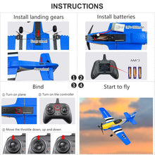 Load image into Gallery viewer, 3 Channel RC Plane P-51D Mustang, Remote Control Airplane Ready to Fly, 2.4GHz 6-axis Gyro Stabilizer, Easy to Fly for Kids &amp; Beginners
