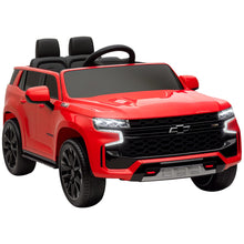 Load image into Gallery viewer, Chevrolet Tahoe Licensed Kids Ride on Car, 12V Battery Powered Kids Electric Car with Remote Control, Red
