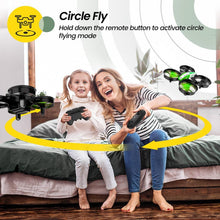 Load image into Gallery viewer, Holy Stone Mini Drone for Kids and Beginners, Indoor Outdoor Quadcopter Plane for Boys Girls with Auto Hover, 3D Flips, 3 Batteries, Headless Mode, Great Easter Gift Toy for Boys and Girls, HS210 Green
