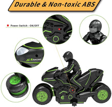 Load image into Gallery viewer, RC Motorcycle, Remote Control Motorcycle 360° Spinning Wheels Stunt Motorbike (Green)
