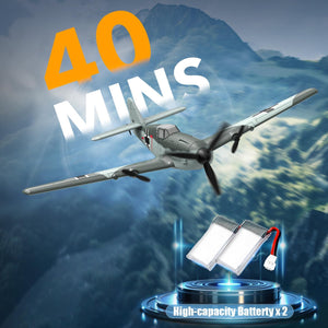 RC Plane 3 Channel Remote Control Airplane Fighter Toys, 2.4GHz 6-axis Gyro Stabilizer RTF Glider Aircraft Plane, Easy to Fly